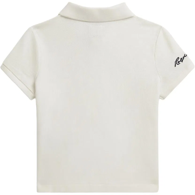 Поло детское Classic Version Yankees Polo Ralph Lauren белое — фото 3