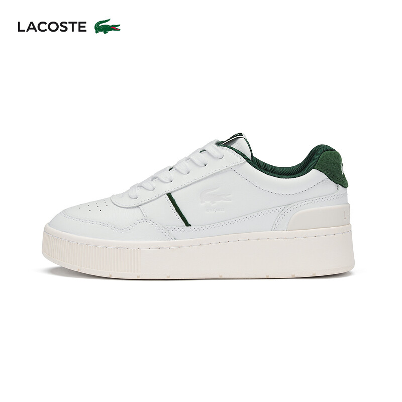 

Кроссовки женские Lacoste на толстой подошве, белый / зеленый