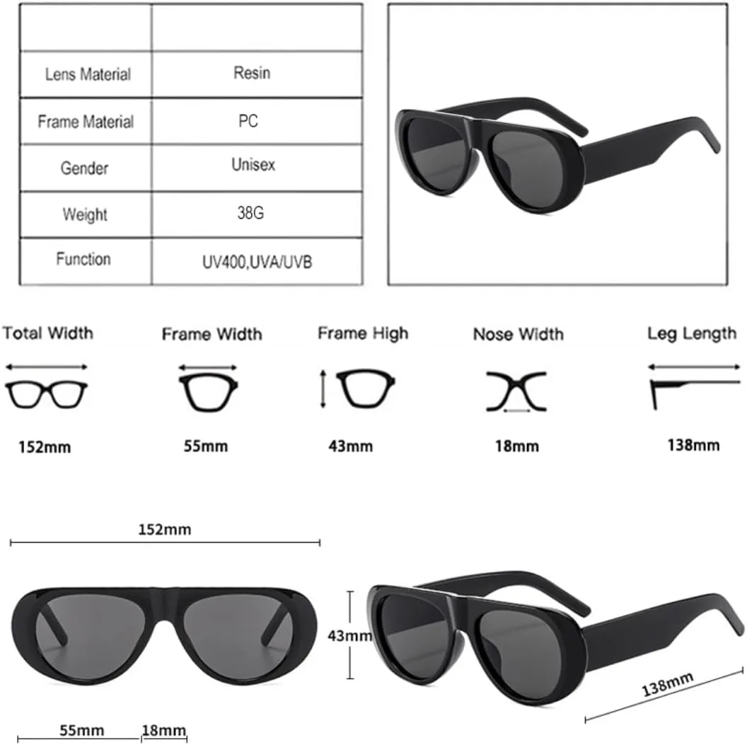 

Популярные модные женские солнцезащитные очки в стиле ретро с защитой от УФ-излучения UV400, модные мужские очки с широкими дужками UATXTAU, Brown Green Tea