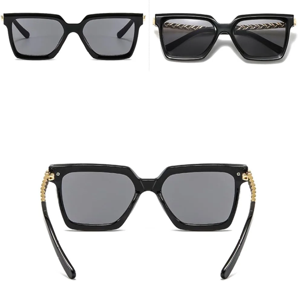 

Солнцезащитные очки MUTYNE Arrival Fashion Shield для женщин и мужчин, с градиентными линзами из поликарбоната, металлической оправой и леопардовым принтом, черные, 4