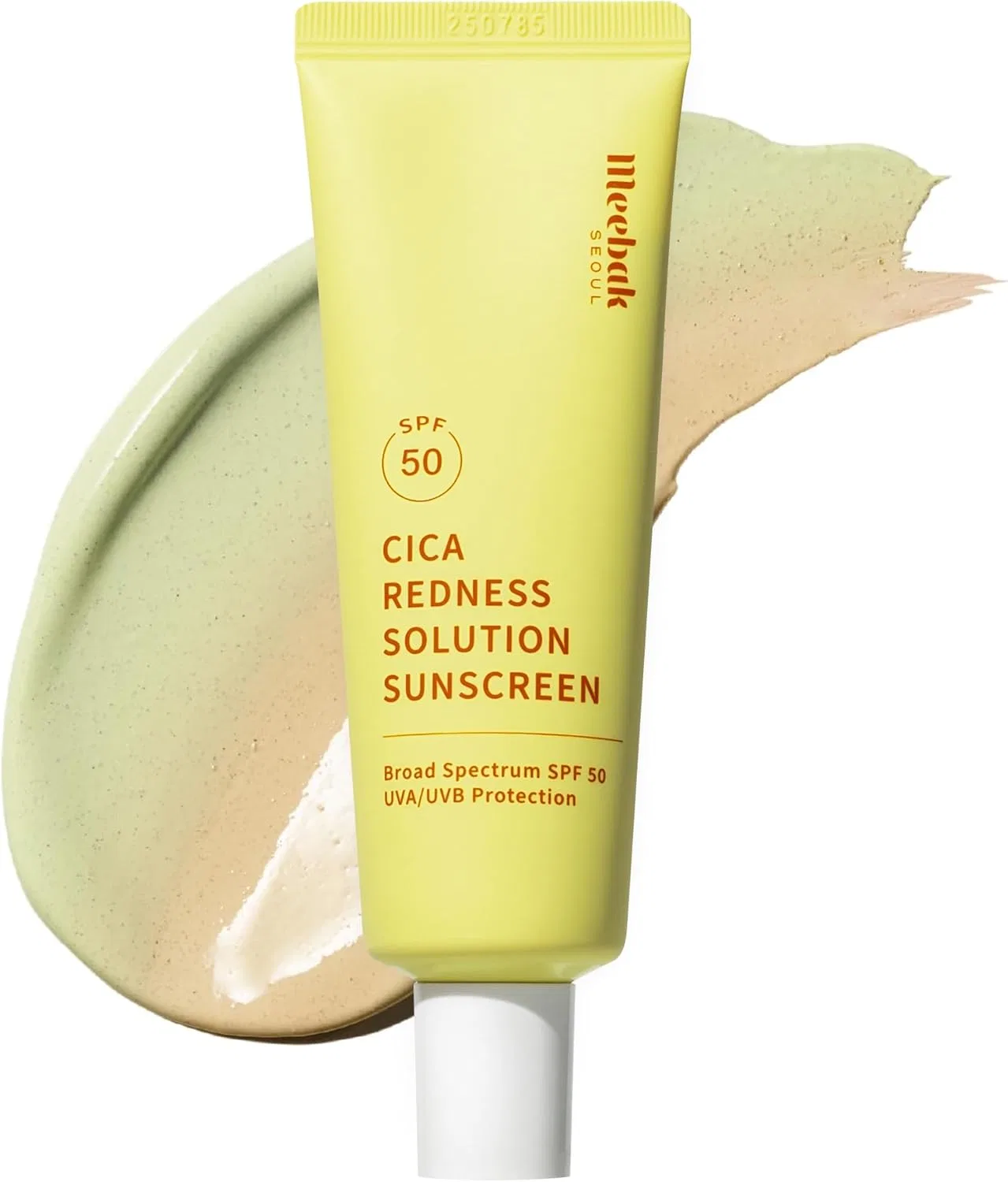 Солнцезащитный праймер Meebak CICA Redness UV SPF 50+, зеленый, 50 мл