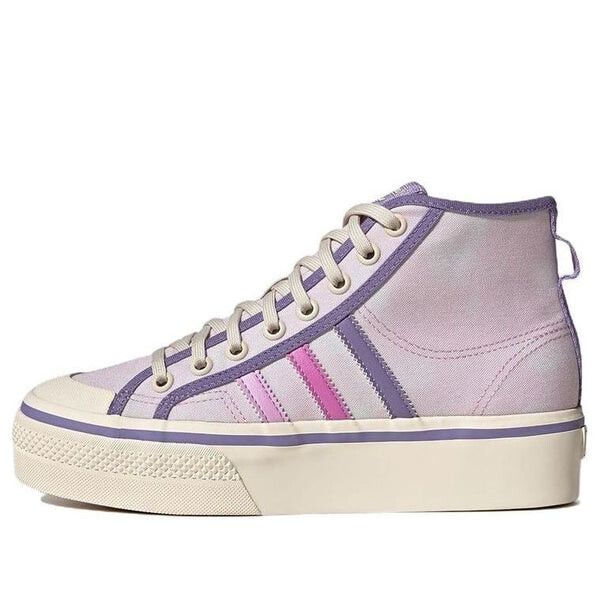 Кроссовки nizza platform mid shoes Adidas, розовый