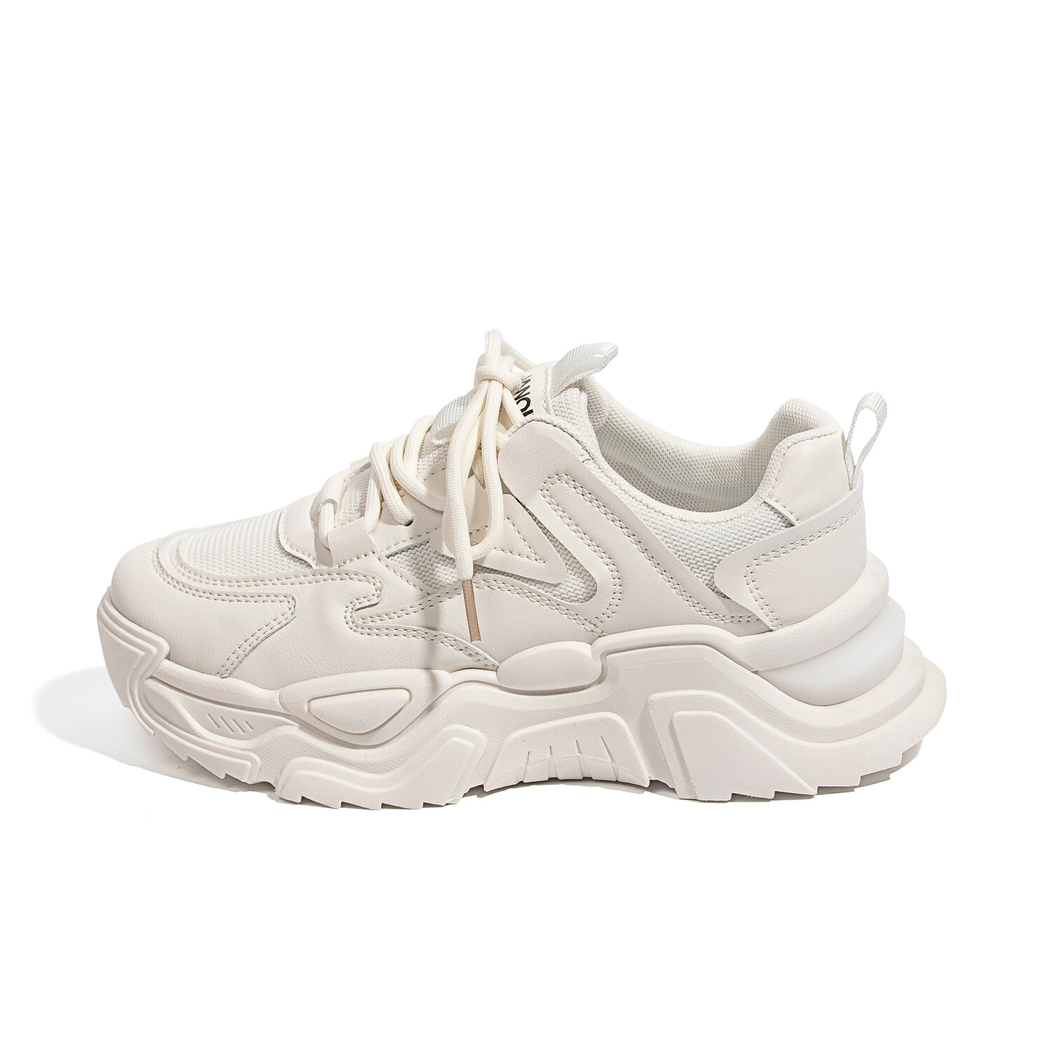 

Кроссовки HUANQIU Chunky Sneakers Women's Low-top Beige, бежевый