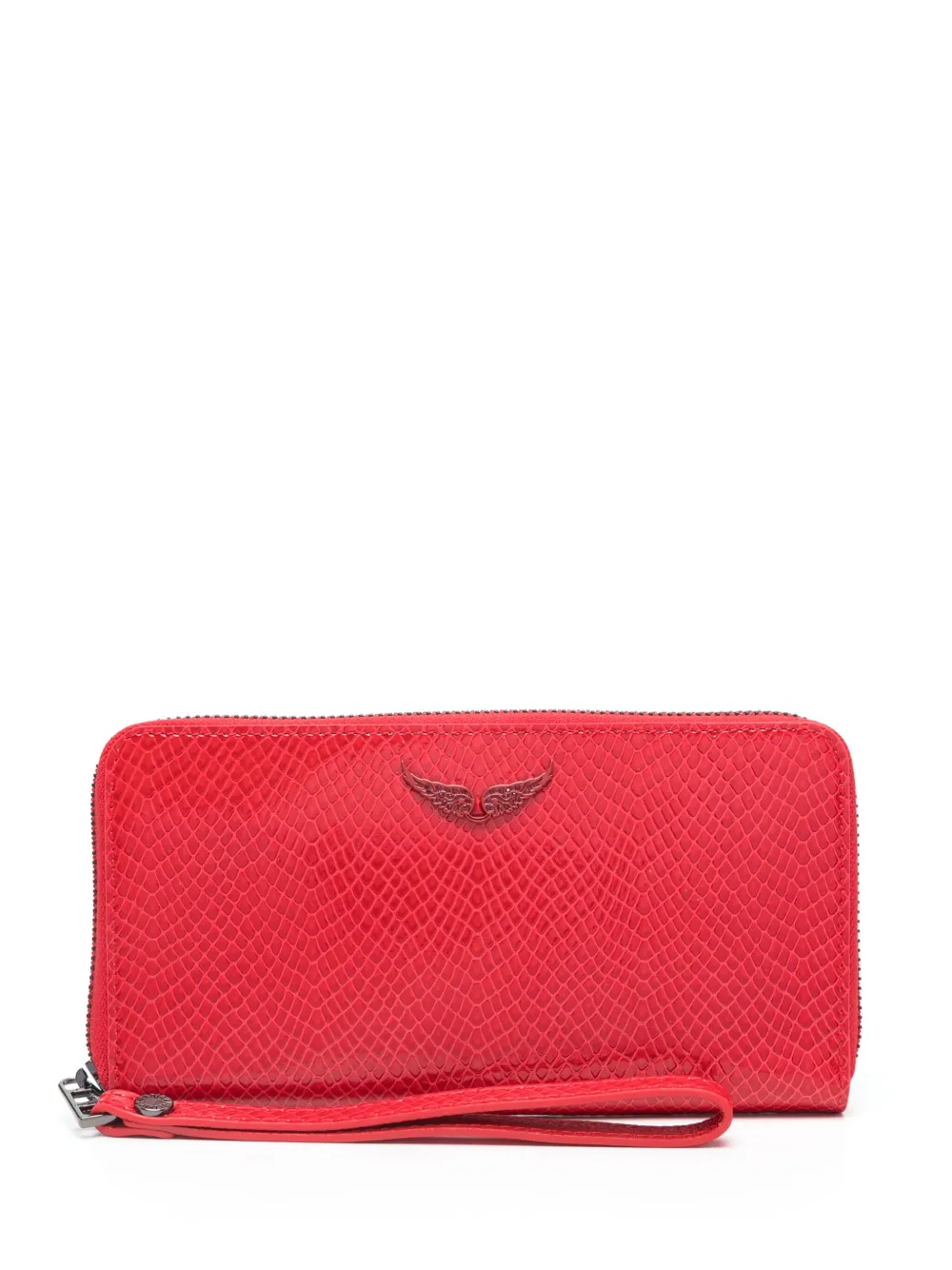 

Кошелек Compagnon с металлическим логотипом Zadig&Voltaire, красный
