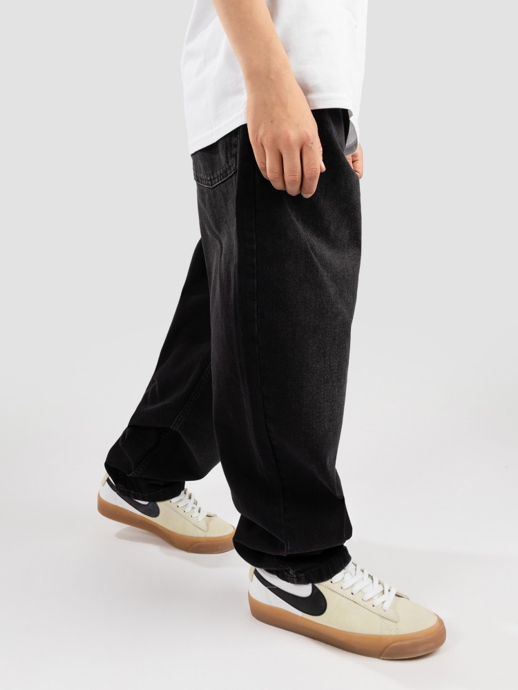 Повседневные брюки REELL Baggy Kids Hose, black wash — фото 3