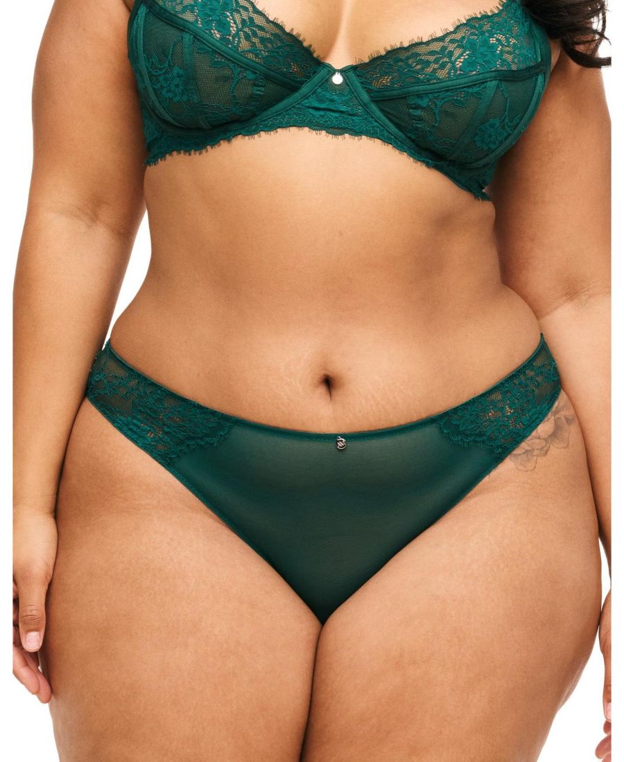 

Трусики-бикини Манди больших размеров Adore Me, Dark green