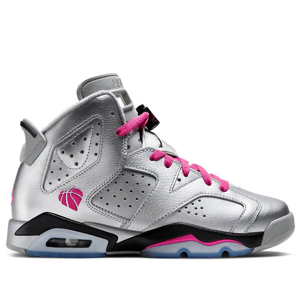 

Кроссовки 6 ретро Air Jordan, серебряный