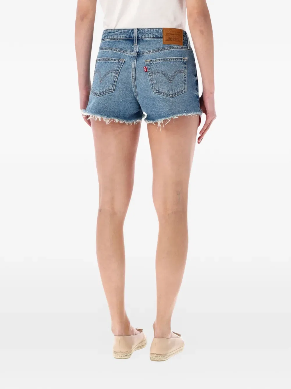 Джинсовые шорты с низкой посадкой Levi'S, синий — фото 2