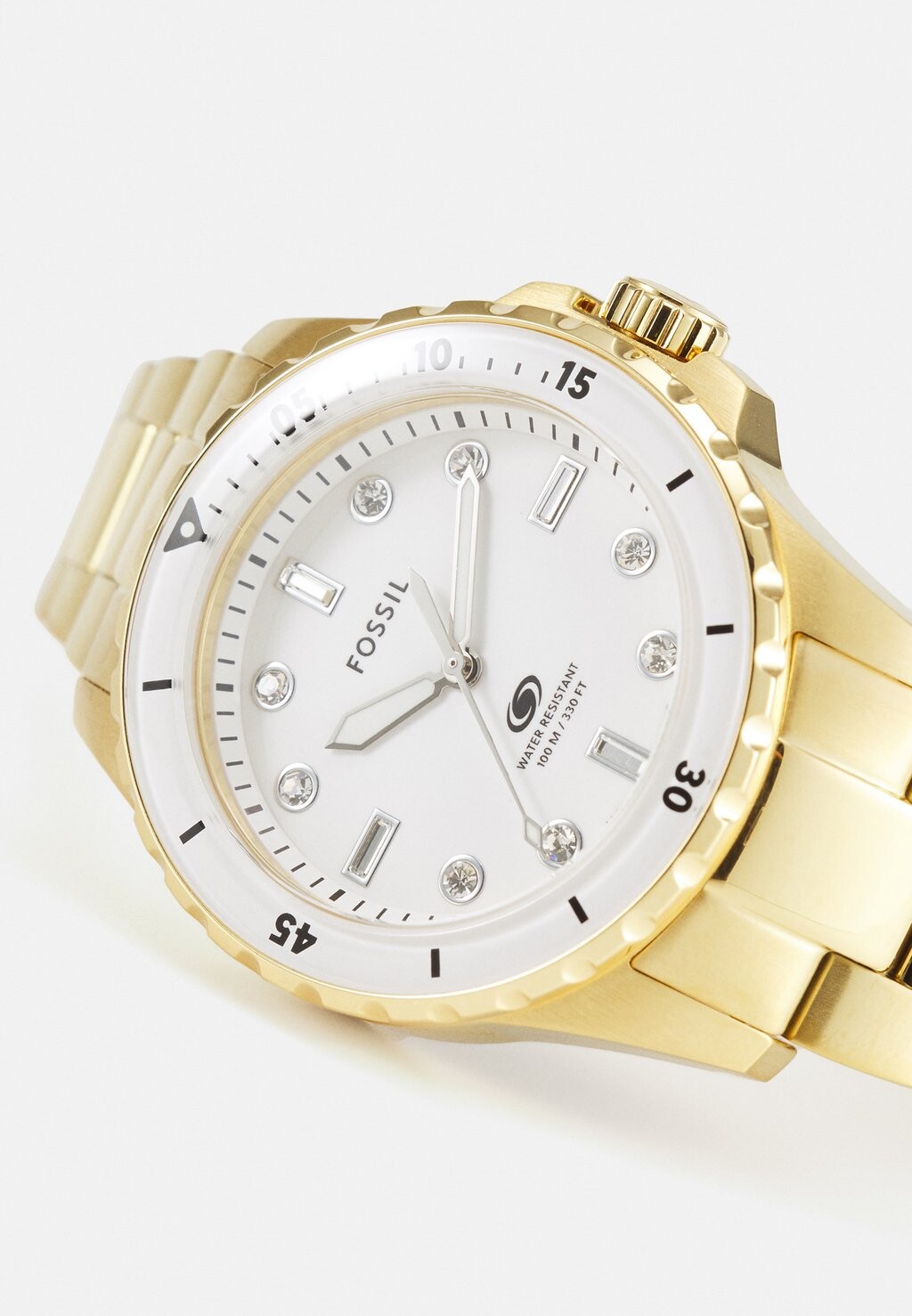 

Часы Fossil, золотой