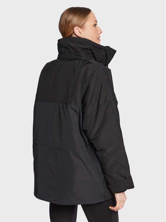 Демисезонная куртка loose fit HM2615 Adidas, черный — фото 4