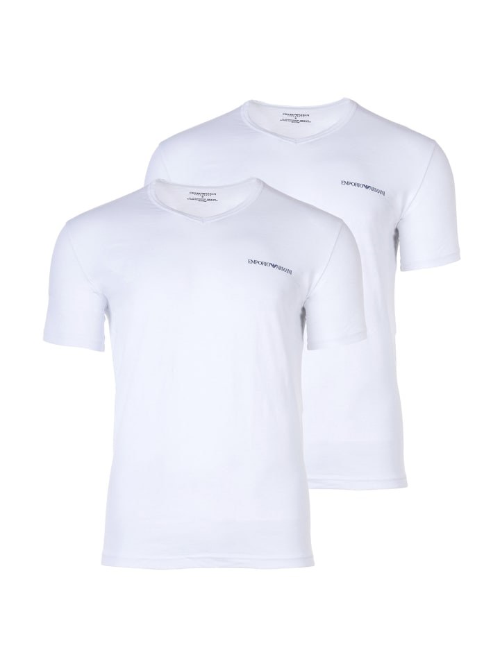 

Emporio Armani Комплект из двух белых футболок