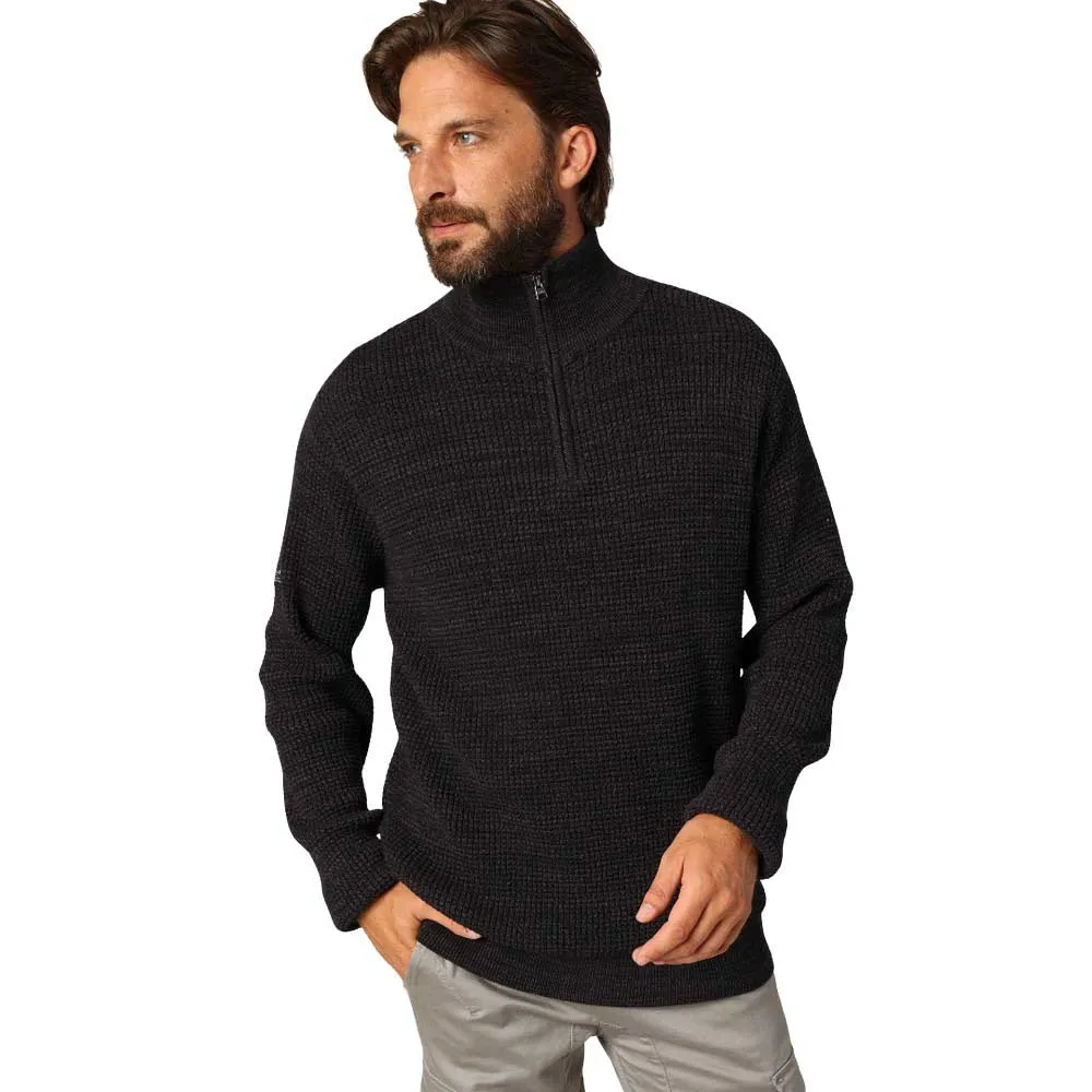 

Свитер Deeluxe Henley half zip, черный