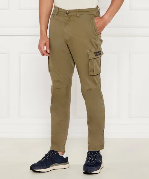 

Брюки-Карго Slim fit Aeronautica Militare, зеленый