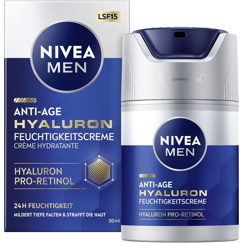 

Крем для лица nivea men anti-age hyaluron gesichtspflege creme Nivea, объем 50 мл