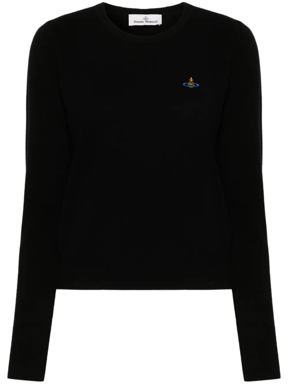 

Джемпер с вышивкой Orb Vivienne Westwood, черный