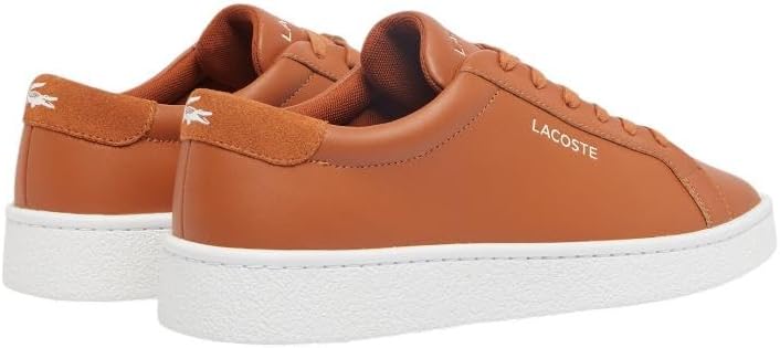 Мужские кроссовки Lacoste Courtderby, белый/коричневый — фото 3