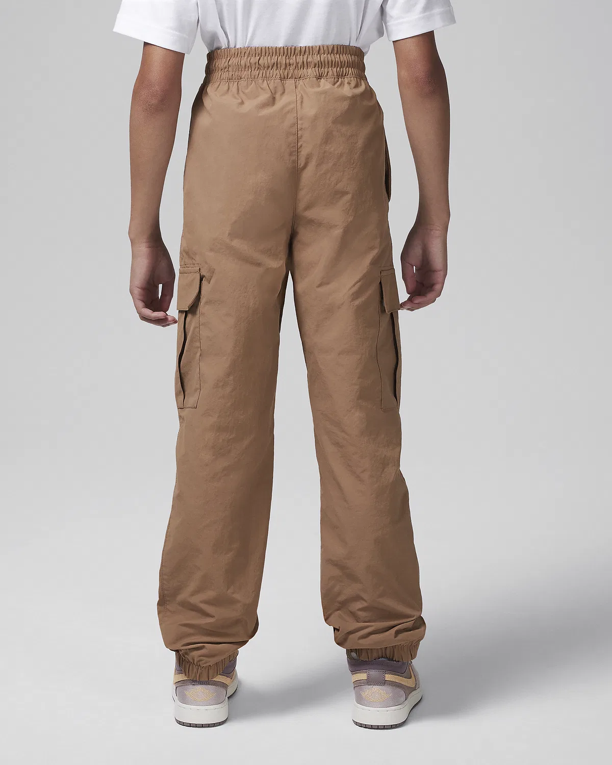 Детские карго-штаны Nike Big Kids' Double Cargo, Archaeo Brown — фото 2