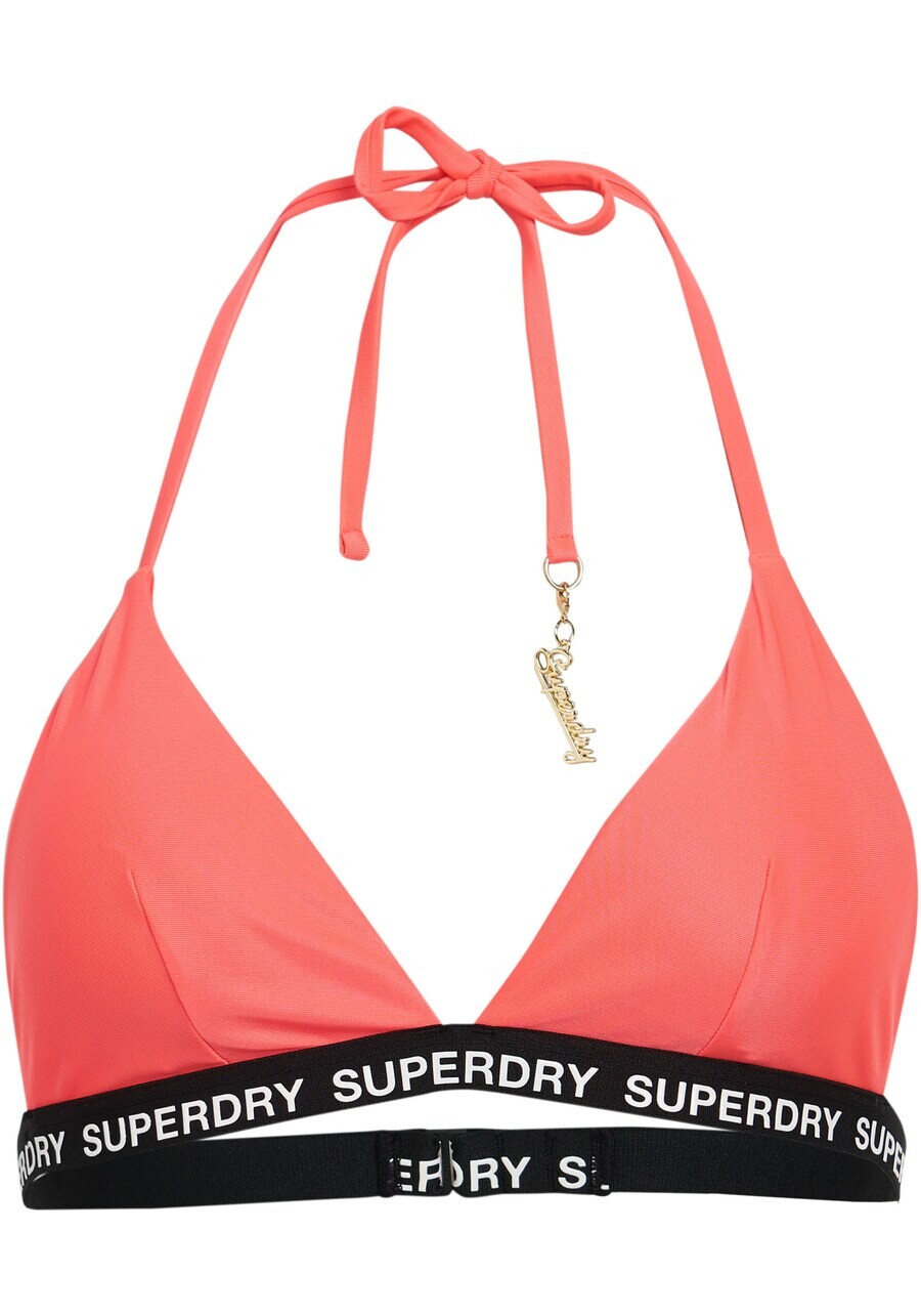 

Топ бикини Superdry Triangle Bikini Top, розовый