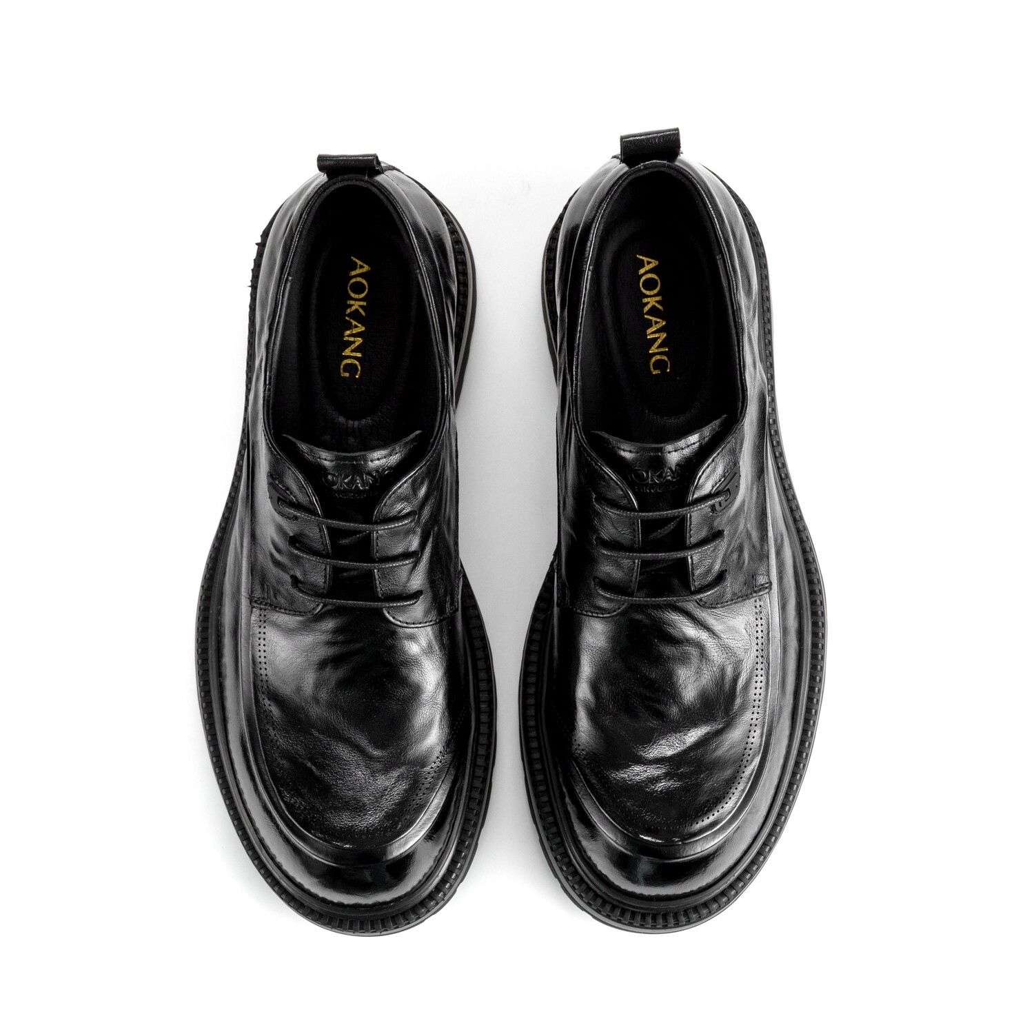 Туфли мужские Men"s Casual Men Low-Top Aokang, коричневый — фото 4