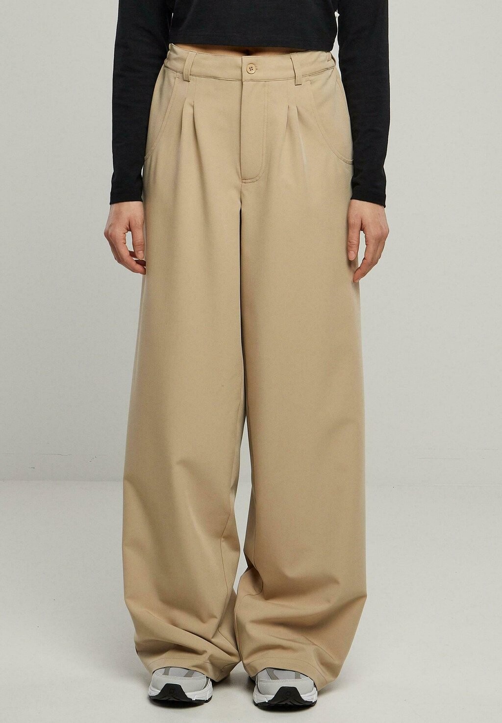 

Брюки ULTRA WIDE PLEAT-FRONT Urban Classics, цвет wetsand