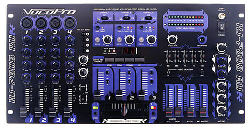 

Микшер VocoPro KJ-7808RV DJ/Karaoke Mixer