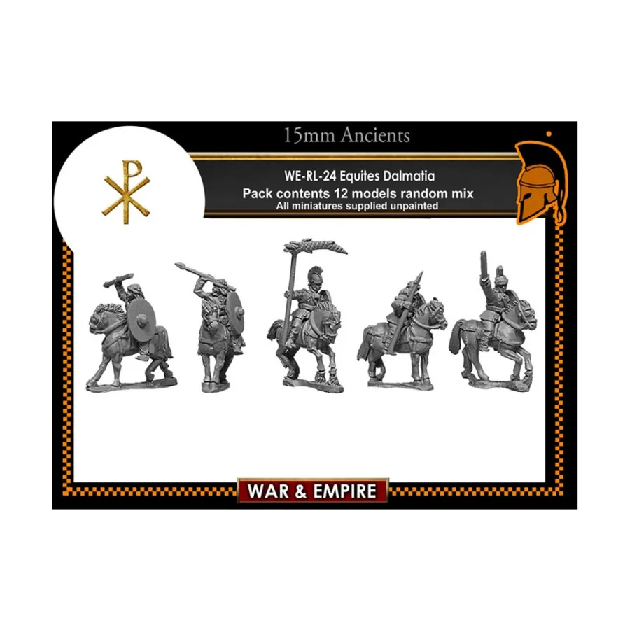 

Эквитес Далмация, War & Empire - Dark Ages Miniatures - Late Roman Horse (15mm)