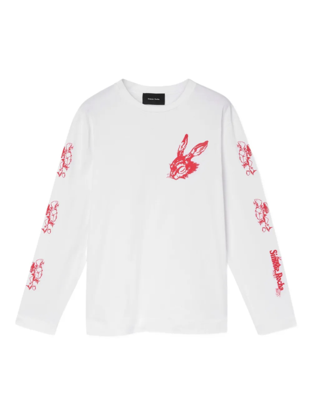 

Simone Rocha лонгслив Tortoise & Hare, белый