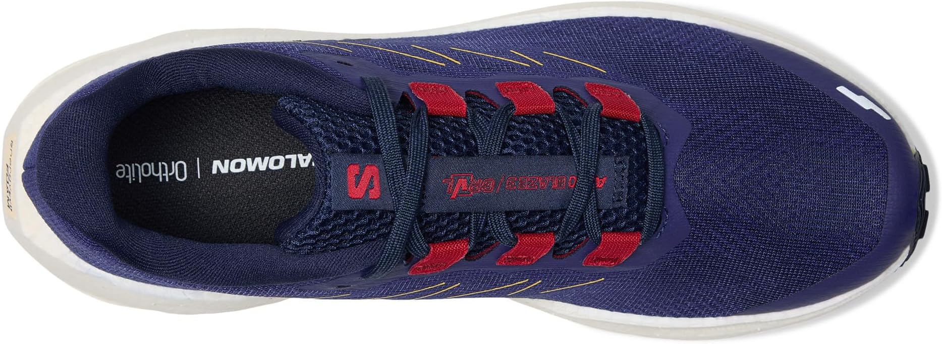 Кроссовки Salomon Men's Aero Blaze 3 GRVL, Astral Aura/Maritime Blue/Haute Red — фото 2