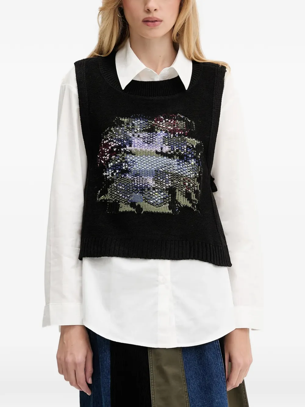 

Рубашка на пуговицах (набор из двух) Desigual, черный