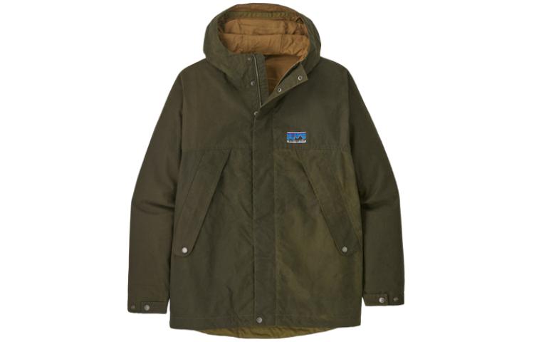 Куртка из вощёного хлопка Patagonia, цвет зелёный/бассейн зелёный — фото 2