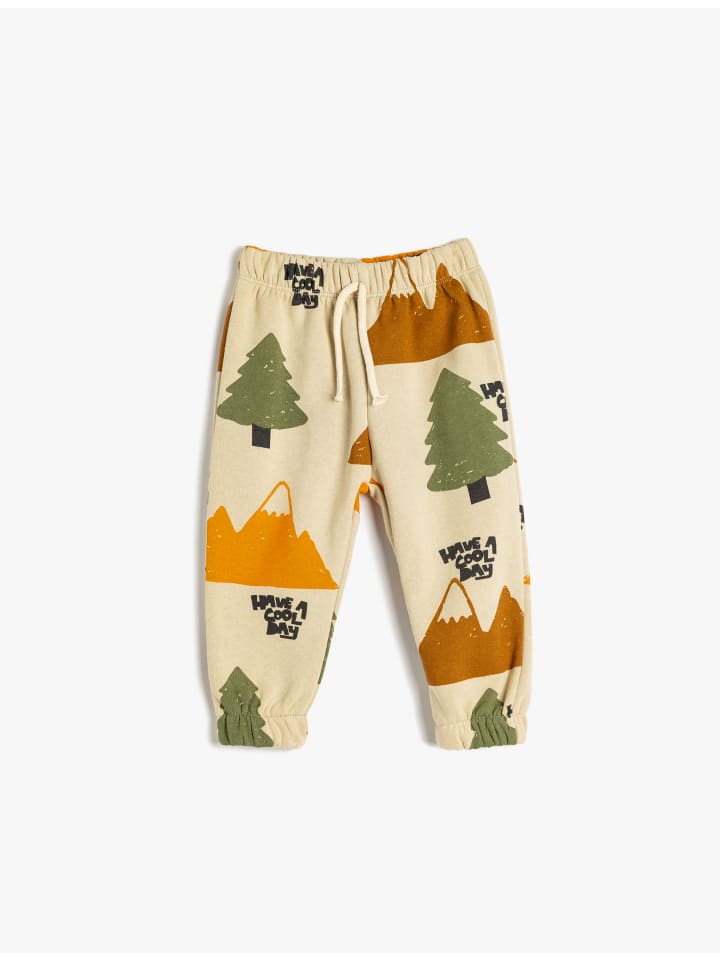 

KOTON Серые спортивные штаны с узором