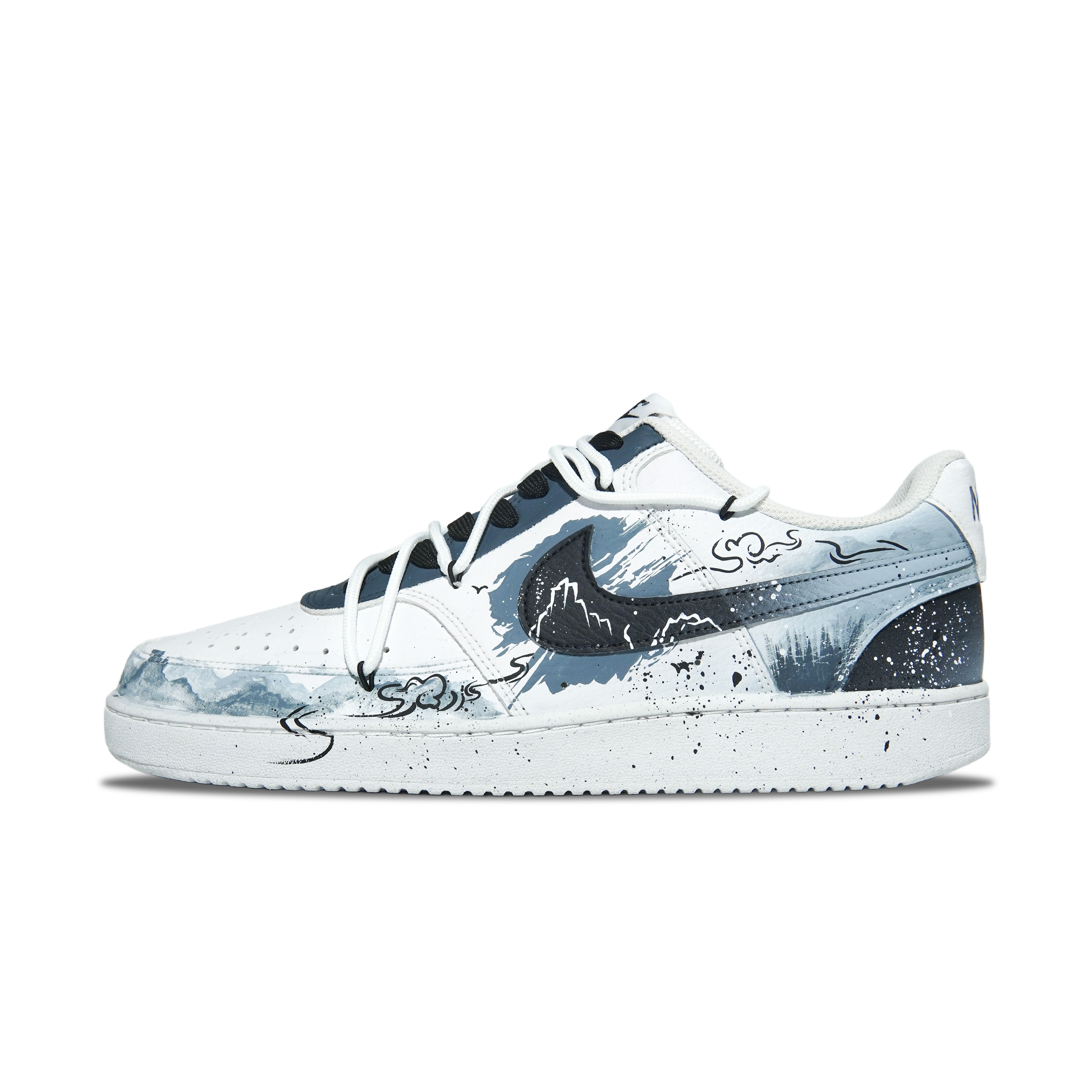 

Nike Кроссовки для скейтбординга Court Vision 1, мужские, низкие, синие/серые