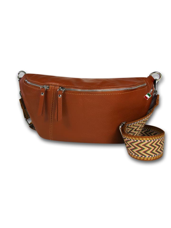 

Кожаная поясная сумка Florence светло-коричневого цвета, примерно 37 см Florence