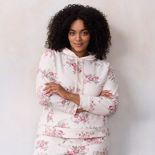 

Худи с длинным рукавом plus size Lc Lauren Conrad, Heather Bryce Blooms