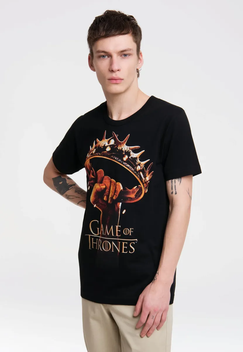 

Футболка Logoshirt "Игра престолов — Корона" с принтом "Игра престолов" спереди, черный