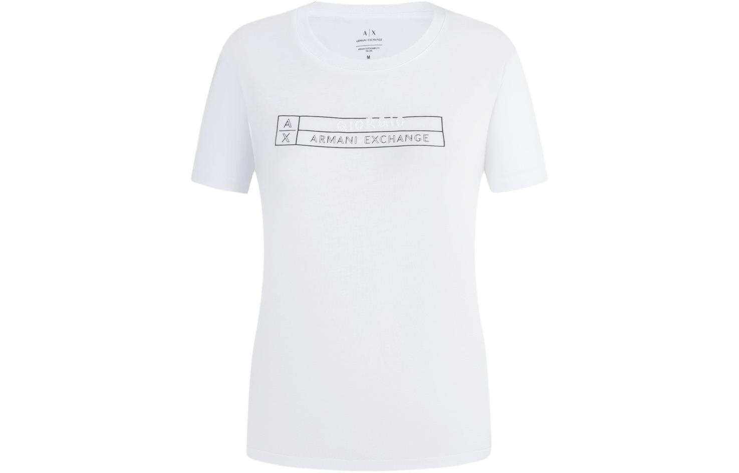 

Футболка женская белая Armani Exchange