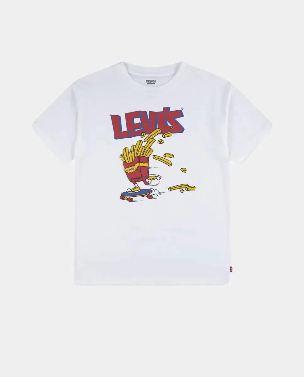 Футболка Levi's Fries On The Loose, белый