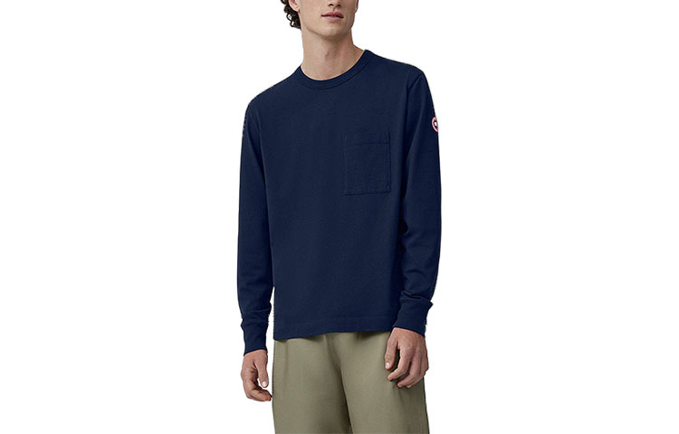 

Свитшот с вышитым логотипом Gladstone Canada Goose, небесно-голубой