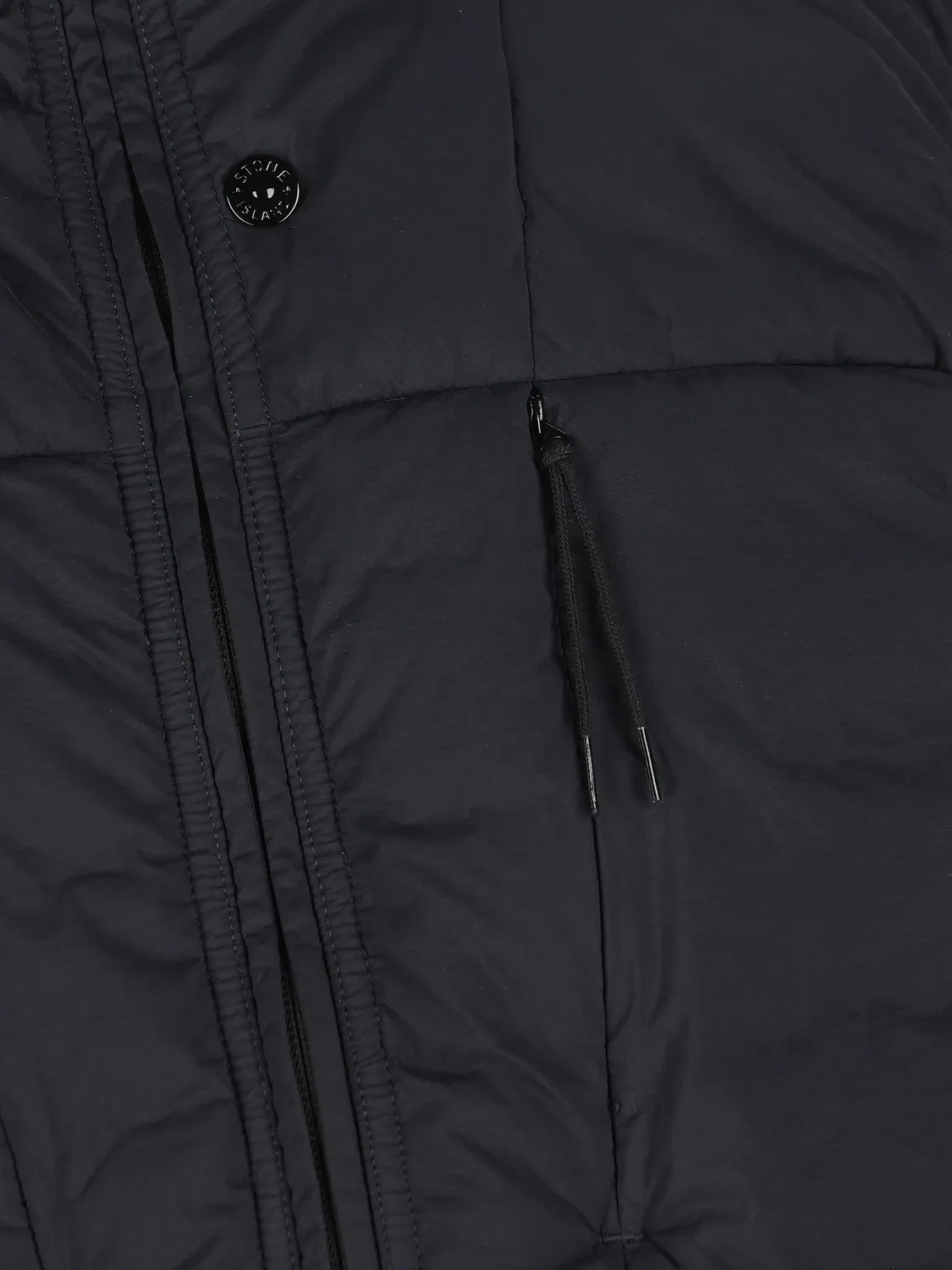 Жилет с утеплением на молнии Stone Island, синий — фото 4