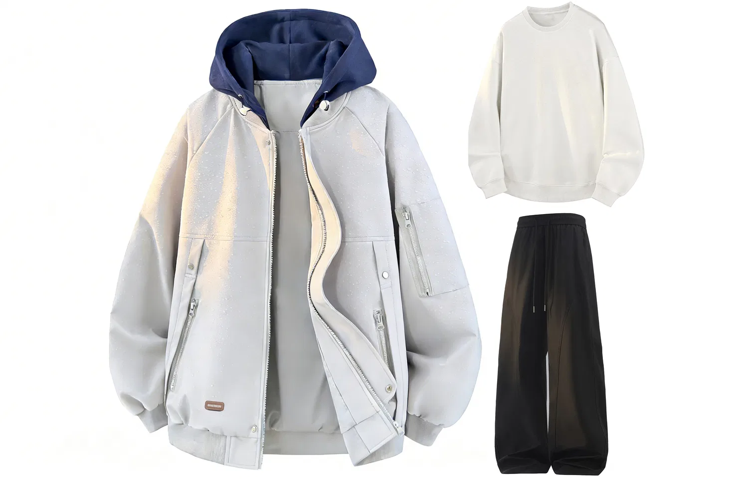 Детский комплект из куртки-ветровки и брюк с принтом Windbreaker Jacket Clothing Sets WARRIOR
