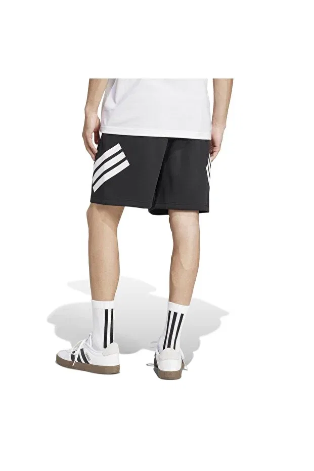 Мужские спортивные шорты с эластичным поясом Adidas, Black — фото 2