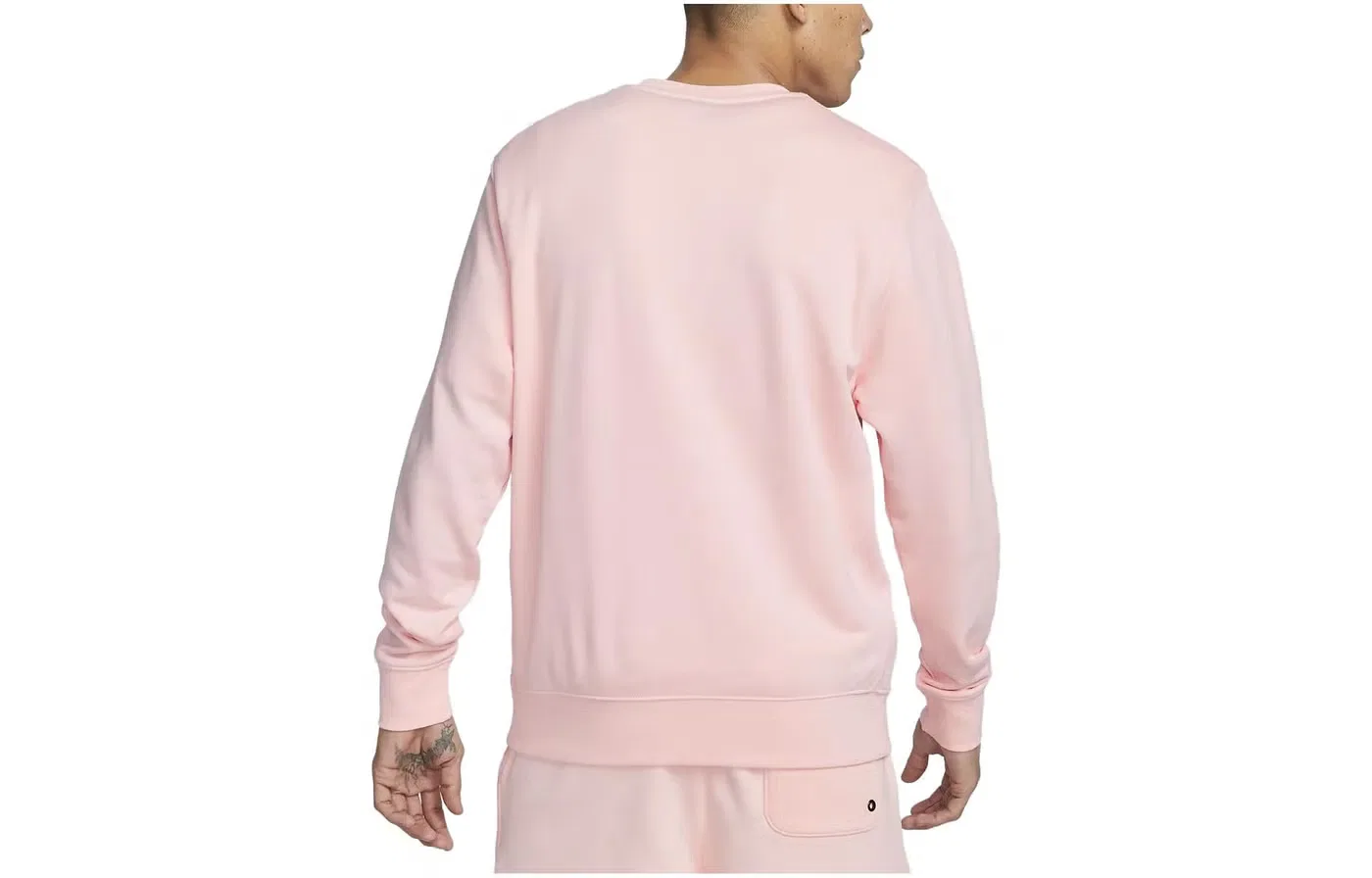 Свитшот с длинным рукавом Sportswear Club Fleece Nike, розовый — фото 2