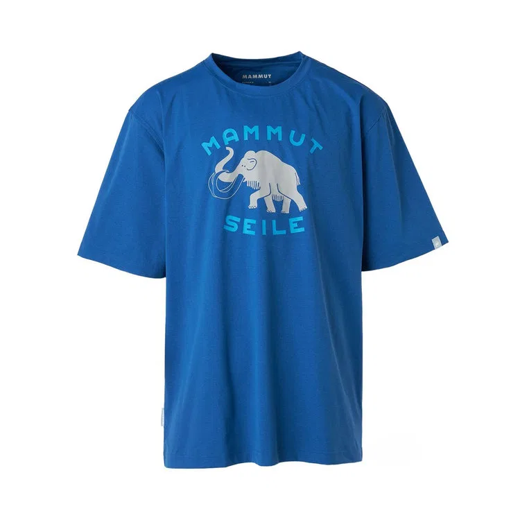 Детская быстросохнущая футболка MAMMUT, Цвет Blue Tschiel