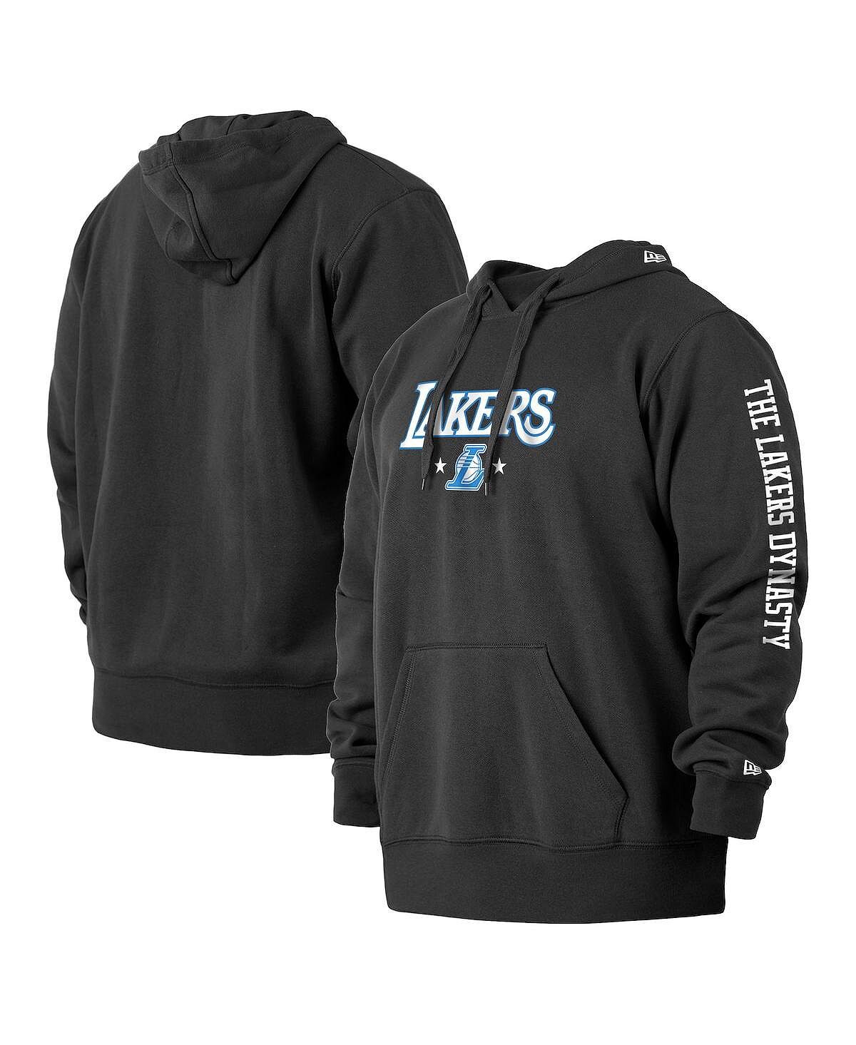 

Мужская черная толстовка с капюшоном los angeles lakers 2021/22 city edition big and tall pullover New Era, черный