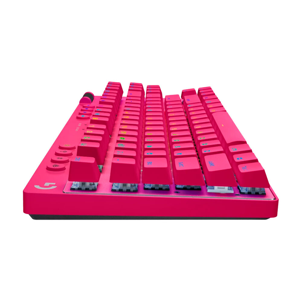 Клавиатура игровая Logitech G PRO X TKL Lightspeed, Tactile (GX Brown), розовый, английская раскладка — фото 3