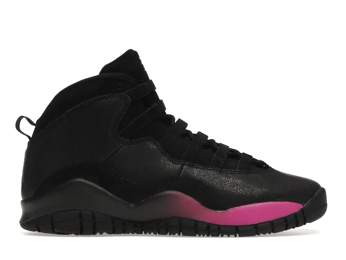 Детские кроссовки Lifestyle Jordan 10 Retro Jordan, Black/Fuchsia Blast-Black