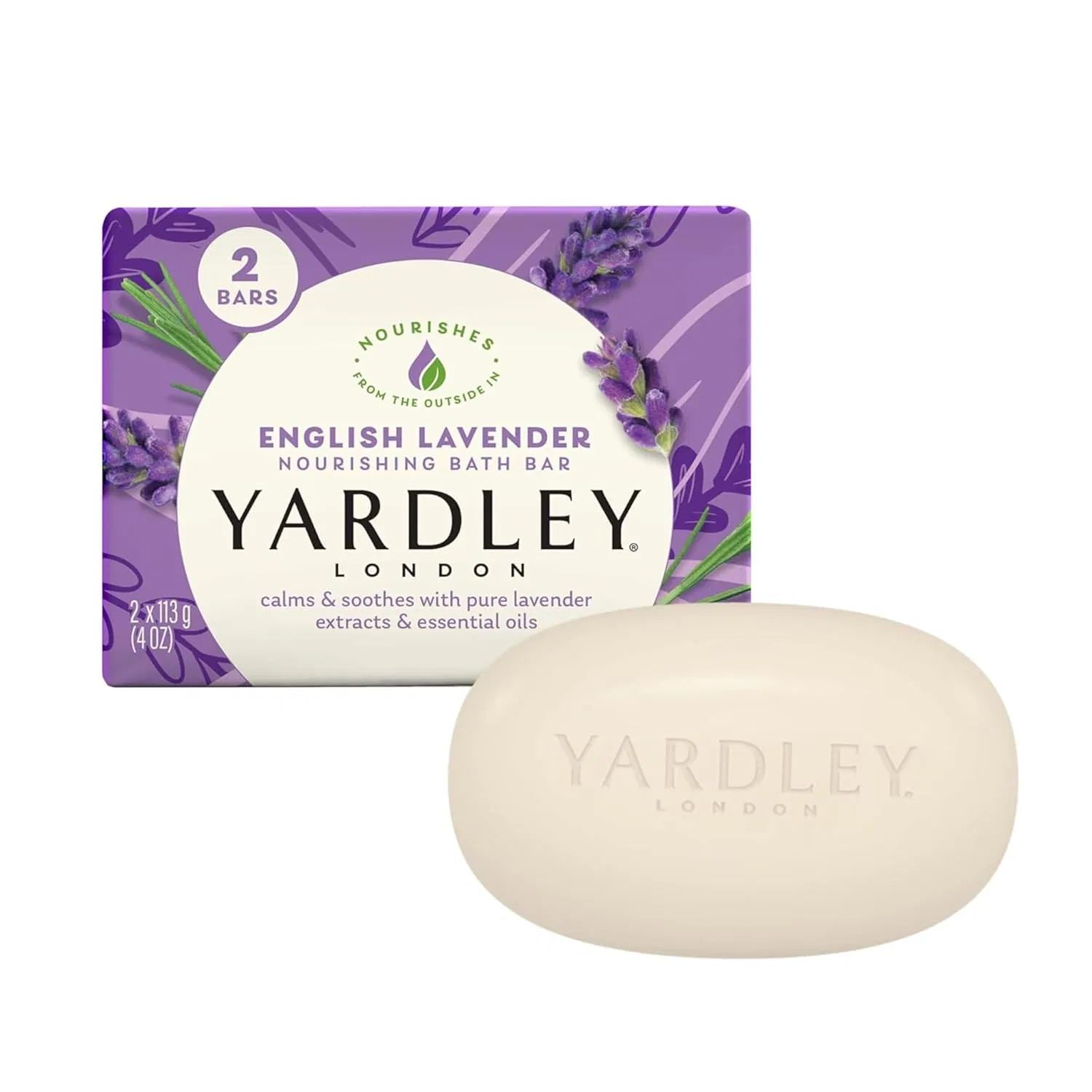 Мыло туалетное твердое, YARDLEY LONDON, 2 шт, 251 мл, Английская Лаванда