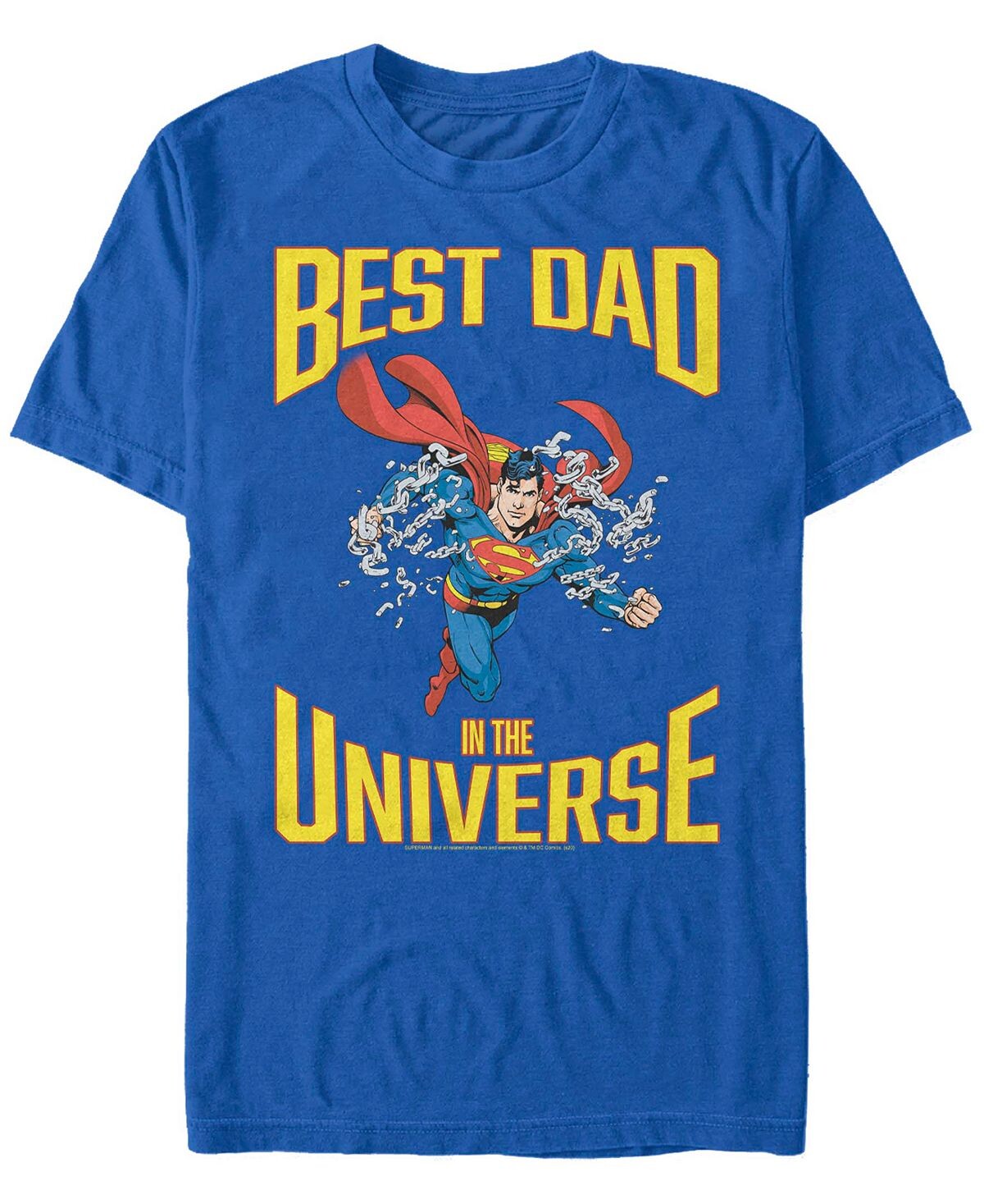 

Мужская футболка с коротким рукавом superman super best dad Fifth Sun, Синий, Мужская футболка с коротким рукавом superman super best dad Fifth Sun