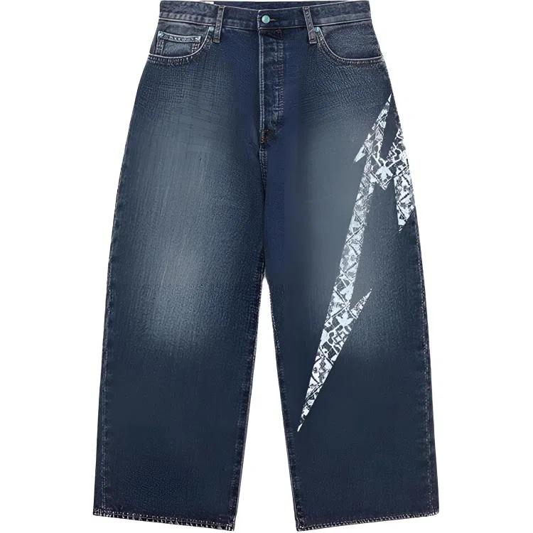 Джинсы унисекс, прямого кроя, Levi's, Navy Blue