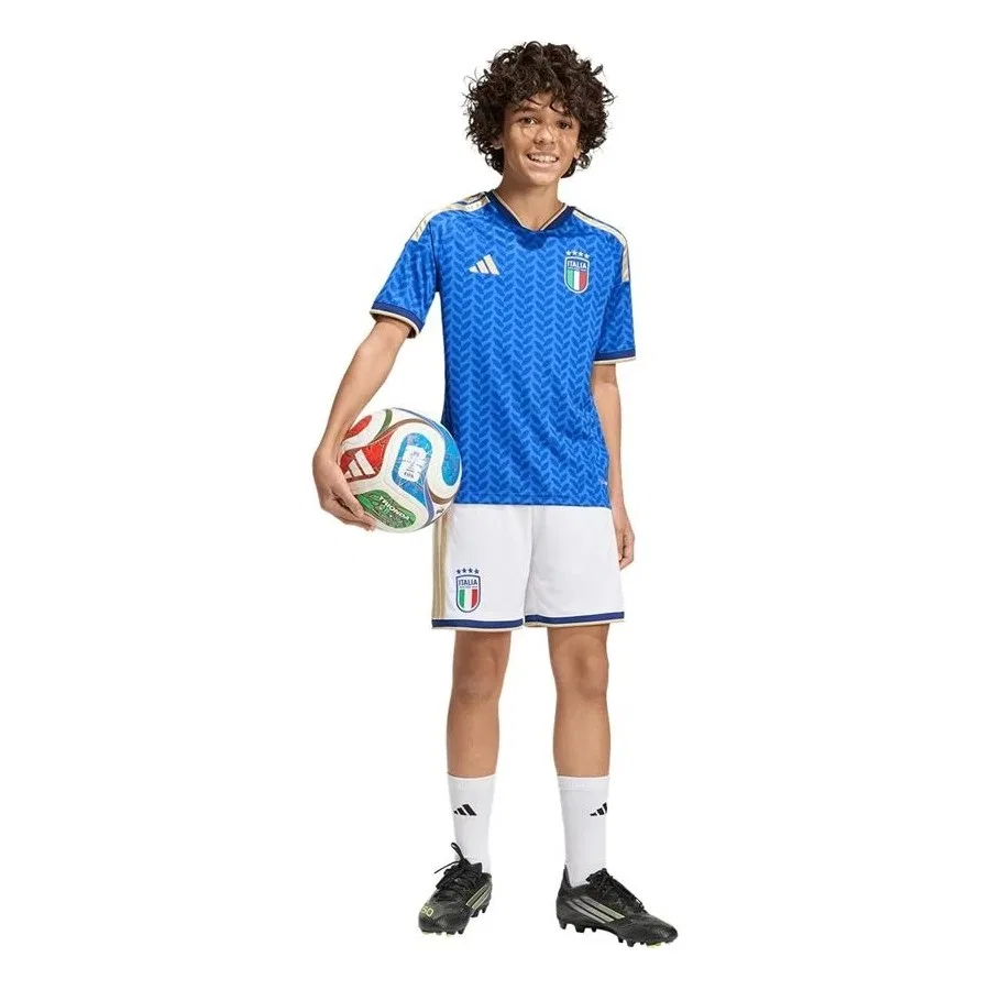Спортивные шорты для мальчика adidas FIGC H SHO Y, Белый — фото 4